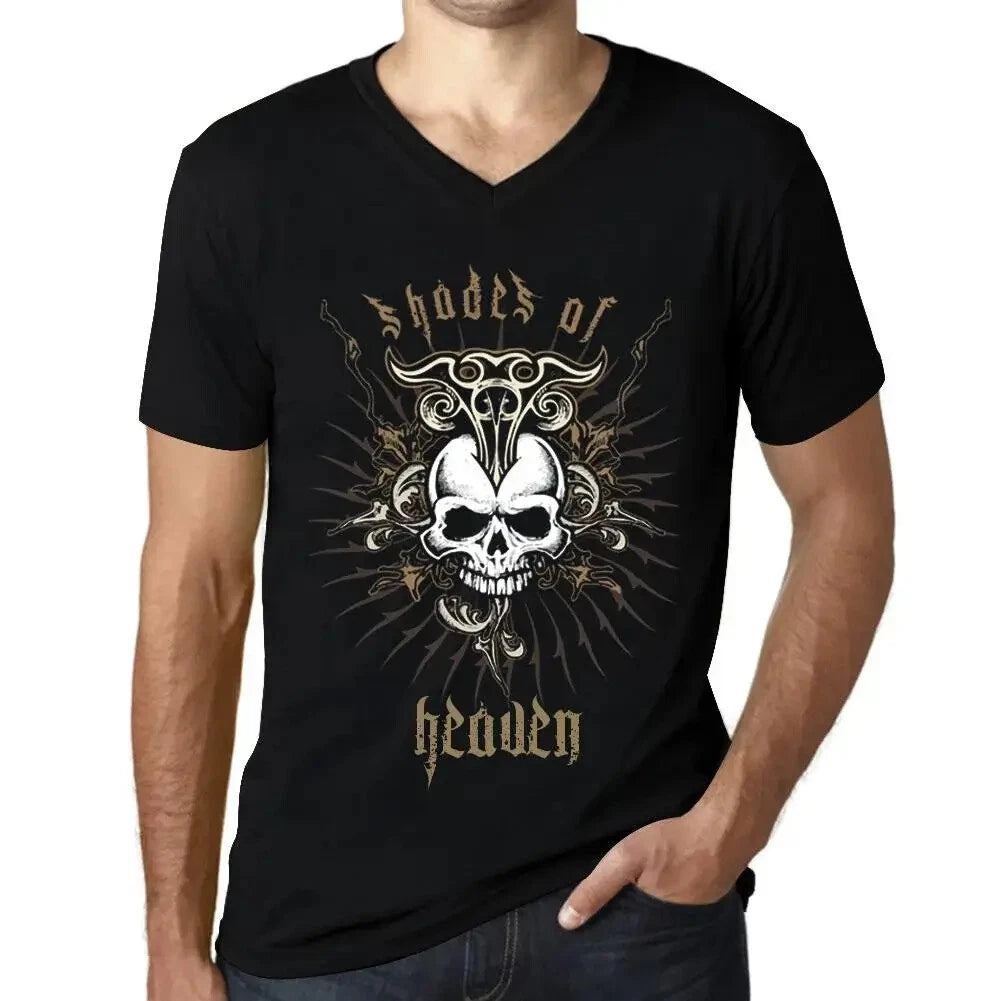 Men's Graphic T-Shirt V Neck Shades Of Heaven Eco-Friendly Limited Edition