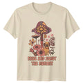Paws And Enjoy The Moment T-Shirt, Boho Dog, Retro Floral Design