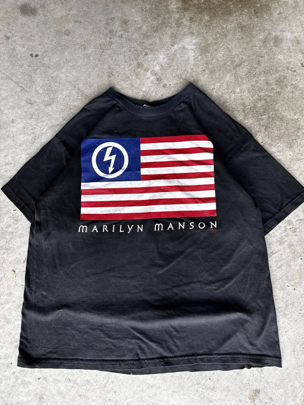 Vintage Marilyn Manson America By Birth Winterland T-Shirt 90s