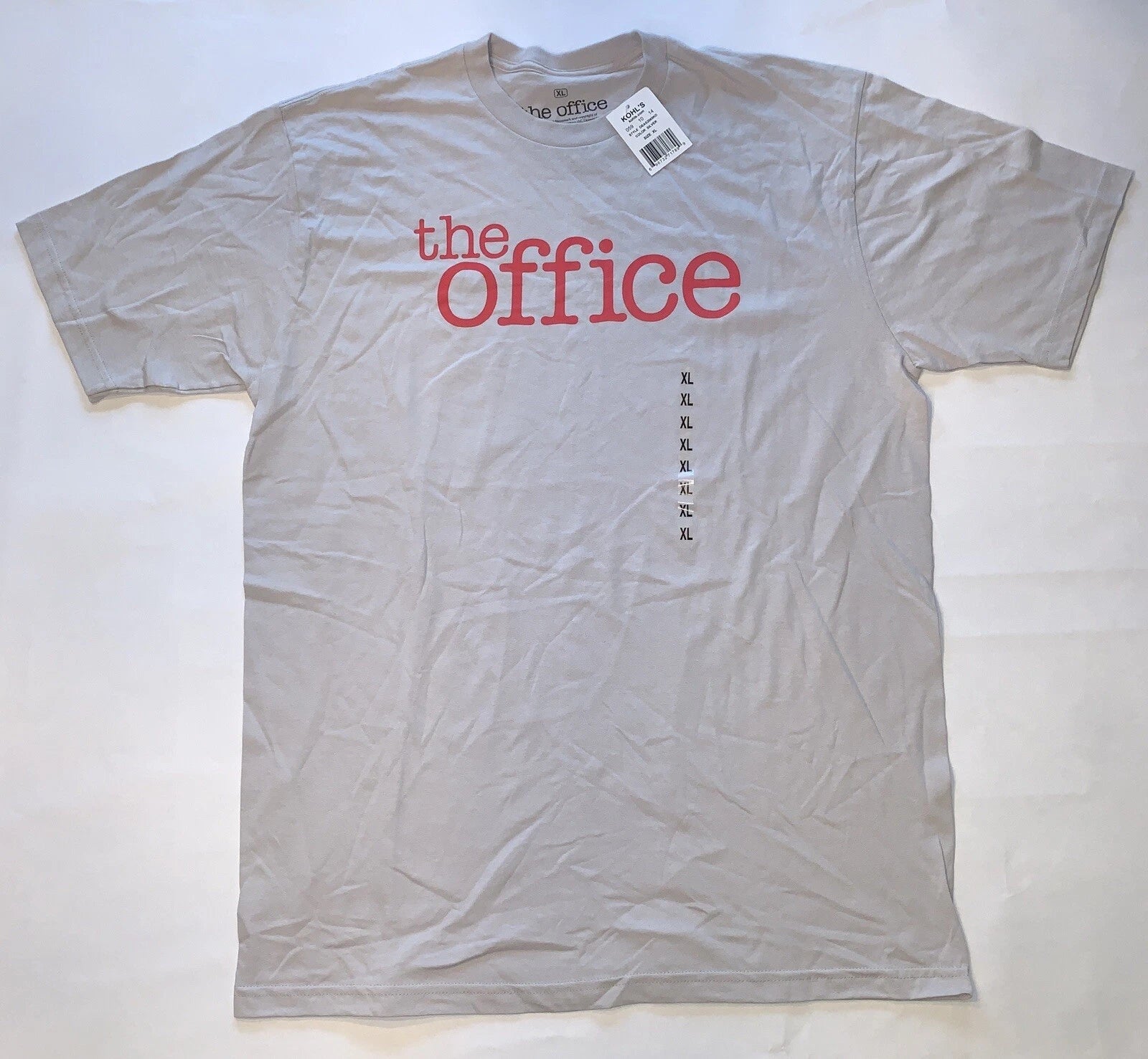 The Office TV Show NWT Gray Graphic T Shirt Sz XL