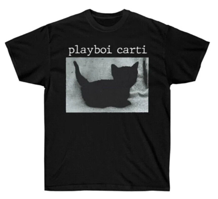 Rare Playboi Carti Cat Vintage T-Shirt Size S-3XL