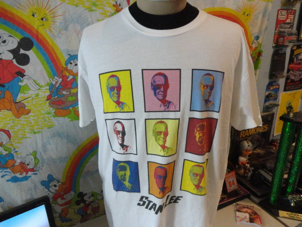 Stan Lee Comic Tee Pop Art T Shirt XL