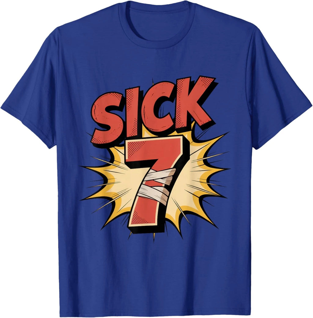 Sick Seven Comic Style Meme 67 Fun Wordplay Unisex T-Shirt