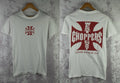 Vintage West Coast Choppers T-Shirt Men’s Y2K Big Logo Motorcycle Shirt White