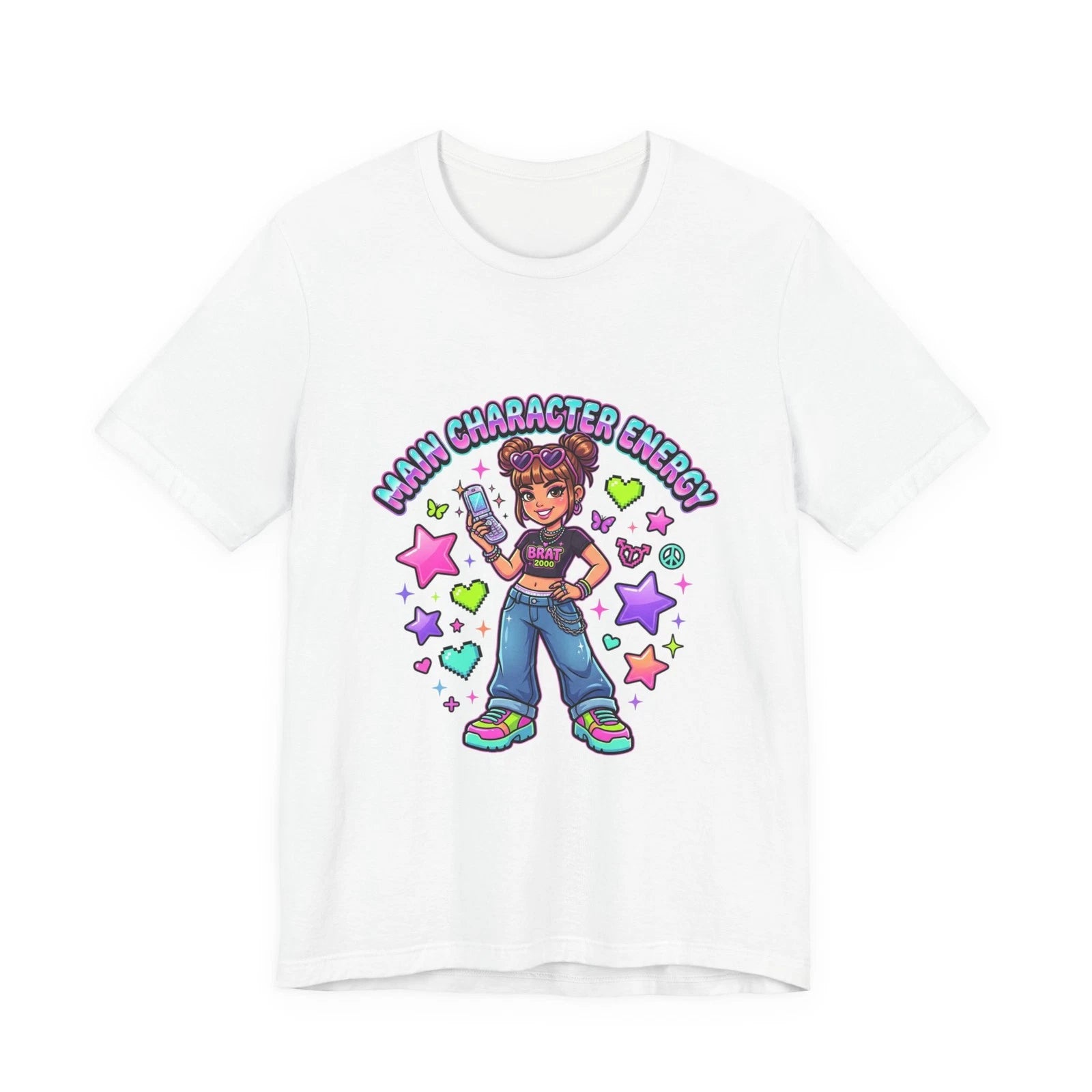 Main Character Energy Tee | Y2K Aesthetic, 2000s Retro Internet Shirt