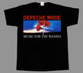 DEPECHE MODE MUSIC FOR THE MASSES SHORT - LONG SLEEVE NEW BLACK T-SHIRT 3-4-5XL