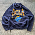 Vintage UCLA Bruins Crewneck Sweatshirt Navy and Yellow College Sweater