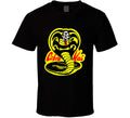 New Snake Cobra Kai No Mercy Strike  80s  T Shirt