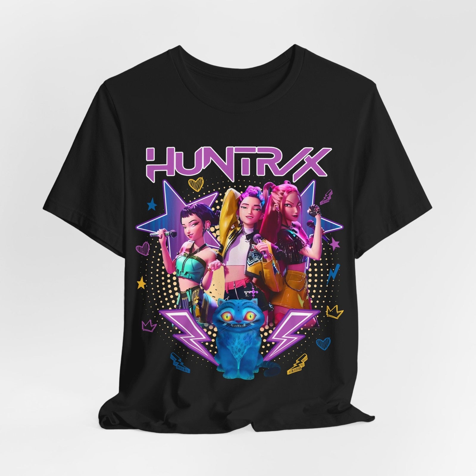 Huntrix Tee, Vibrant Unisex T-Shirt, Graphic Shirt for Men and Women, Short