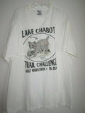 VTG  Tshirt Fantastic Bobcat Logo XL white USA Single Stich 1998 PowerPro Oneita