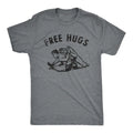 Mens Funny T Shirts Free Hugs Sarcastic Wrestling Graphic Novelty Tee for Men