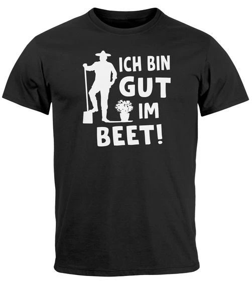Mens T-Shirt I'm Good In The Bed Word Game Fun Shirt Party Holiday Malle