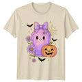 Womens Kawaii Halloween Coffin T-Shirt Pastel Goth Halloween Gift For Her