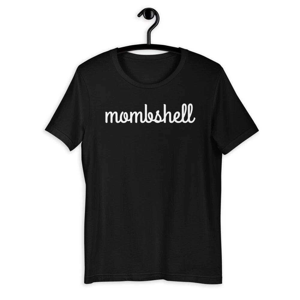 Mombshell Funny Mom Bombshell Christmas Present Idea Short-Sleeve T-Shirt