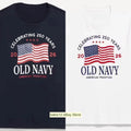 OLD NAVY US Flag 2026 250th Anniversary T-SHIRT
