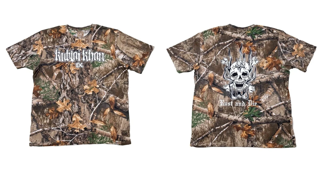 Kublai Khan TX Rust and Die Reprinted 3D T Shirt Full Size S-5XL