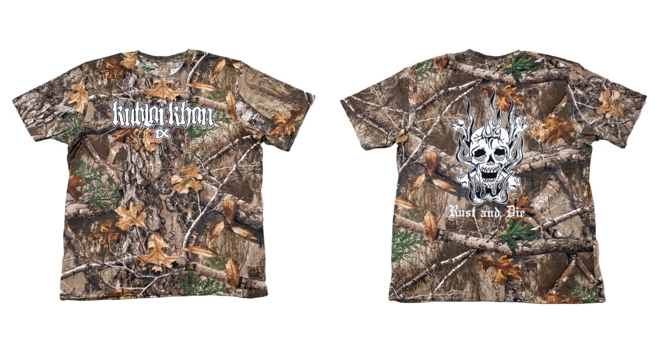 Kublai Khan TX Rust and Die Reprinted 3D T Shirt Full Size S-5XL