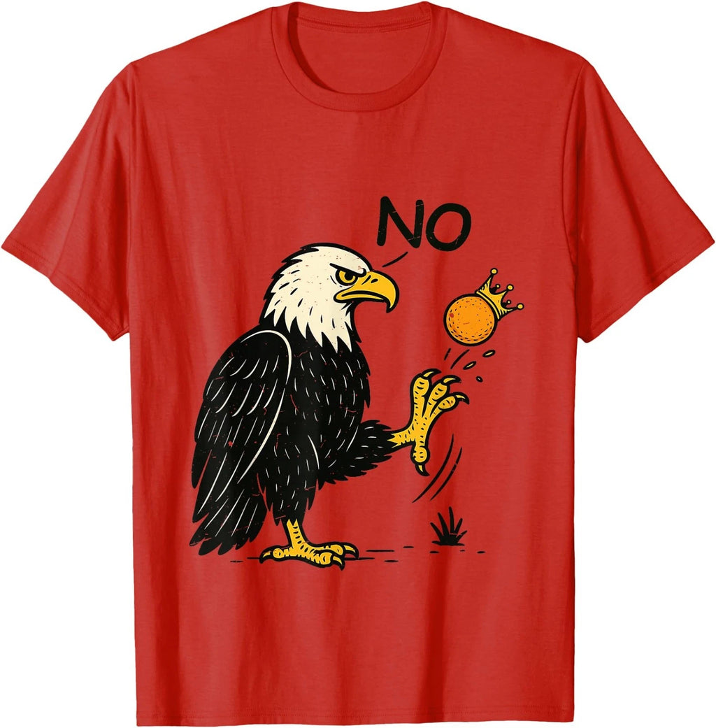 Funny No Kings in America Shirt - Retro Political Men Women T-Shirt