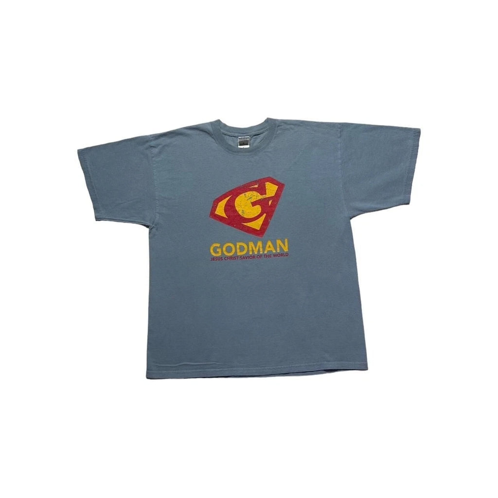 Y2K Godman Superman Jesus T-Shirt