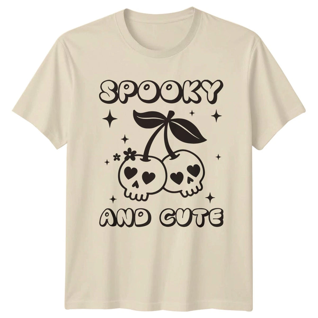 Spooky And Cute T-Shirt Kawaii Horror Gothic Alternative Halloween Gift
