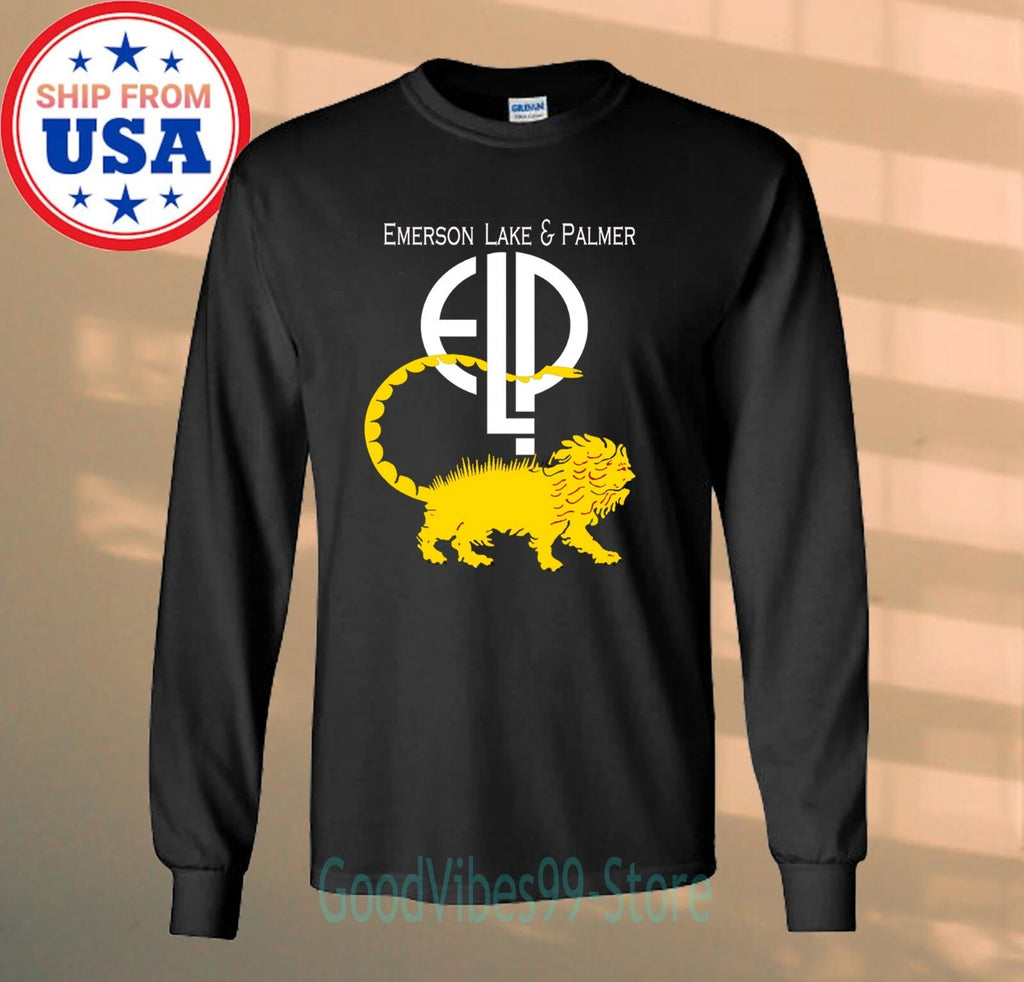 ELP Emerson Lake And Palmer Long Sleeve Black Size S-2XL