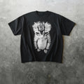 Sad Kitten Meme Standing Cat T-Shirt , Reprint