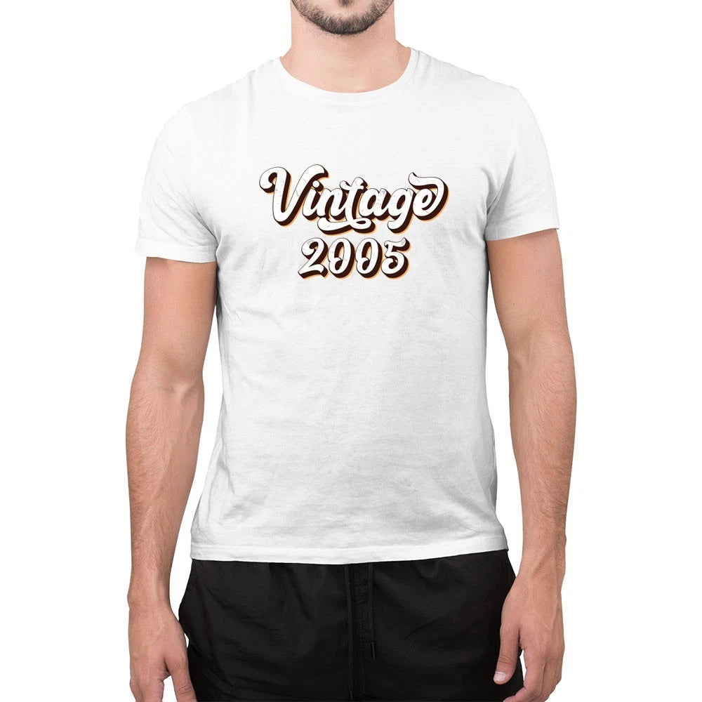 Classic Vintage 2005 Personalised T-Shirt 18th Birthday Gift Design Unisex