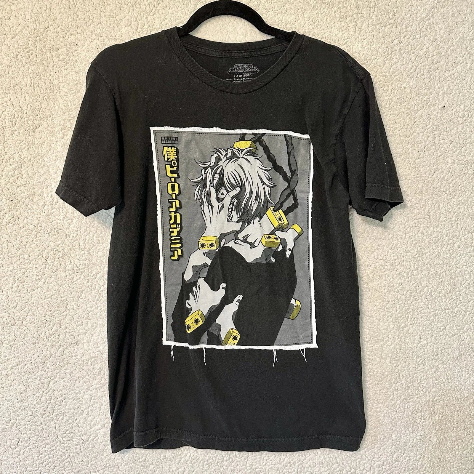 My Hero Academia Adult New T-Shirt - Tomura Shigaraki Gray Box Pic