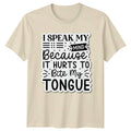 I Speak My Mind Because T-Shirt Sarcasm Humor Birthday Gift For Him And Her