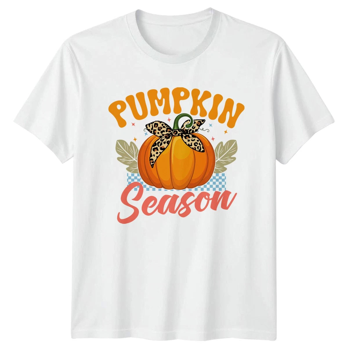 Pumpkin Season Womens T-Shirt Pumpkin Season Fall Gift For Her