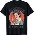 Retro Sarcastic Humor Dread Cartoon Dark Funny T-Shirt