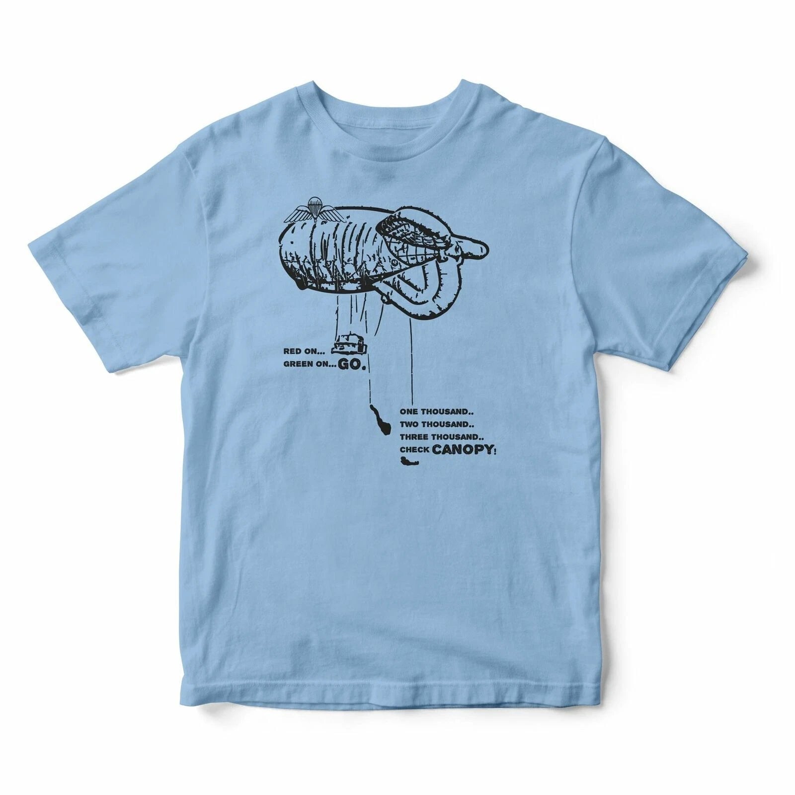 British Airborne Forces The Paras Paratroopers - The Balloon jump T-Shirt