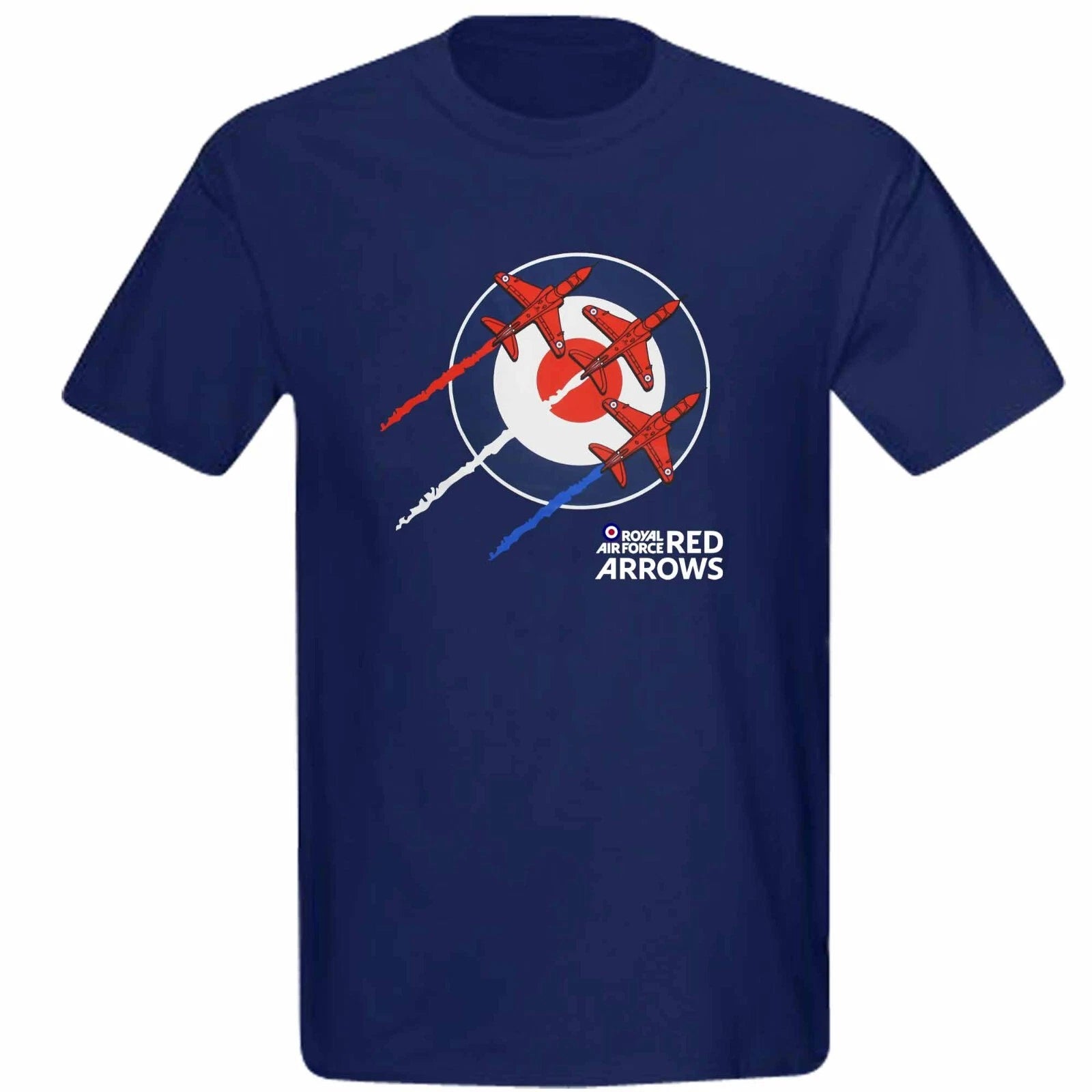 Official RAF Red Arrows Diamond Nine T-Shirt (100% Cotton & Adult Sizes S to 2XL