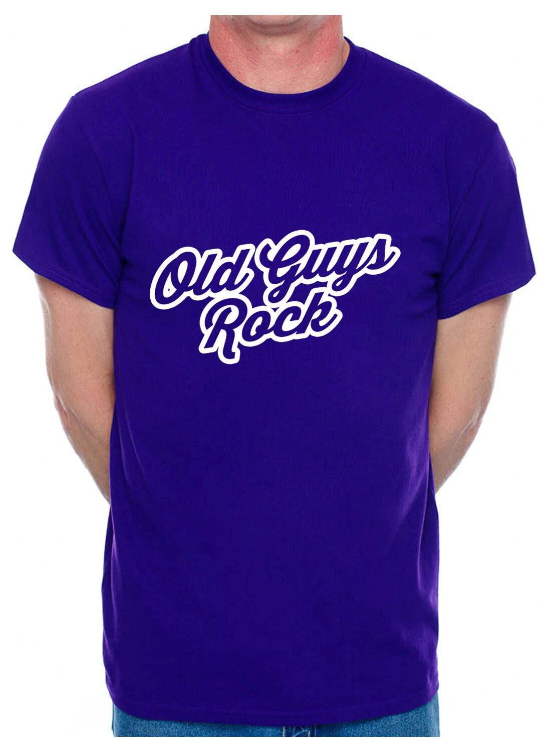 Old Guys Rock Funny Retirement Birthday Present Gift Mens T-Shirt