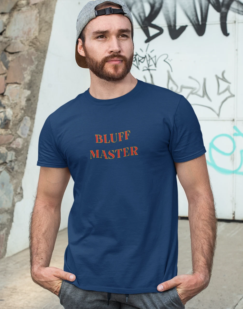 Bluff Master Poker T-Shirt Funny Casino Gambling Tee Unisex Gift