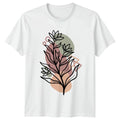 Abstract Boho Botanical Flower Line Womens Botanical Nature Gift For Her