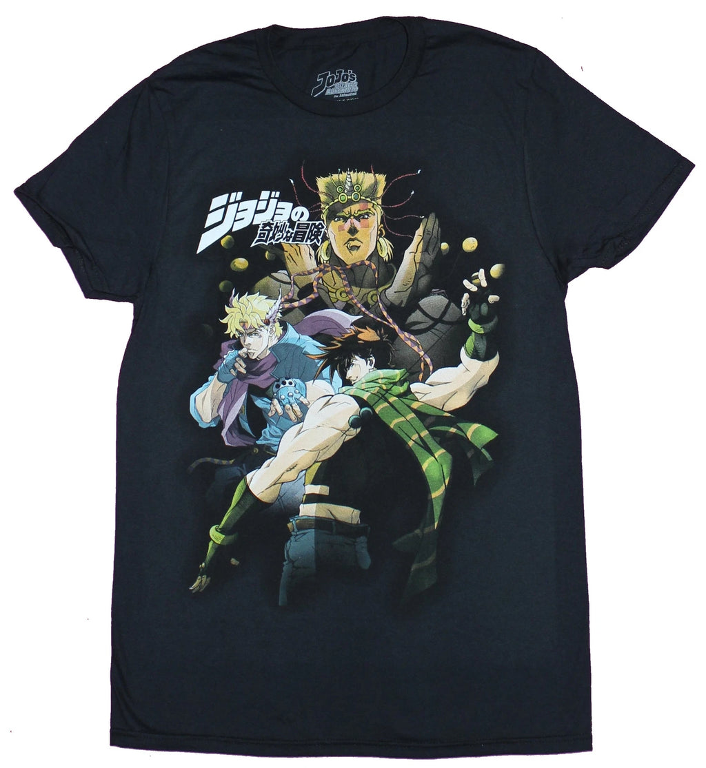 Jojo's Bizare Adventure Adult New T-Shirt - Joseph Joestar Collage of Characters