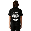 Nullblock Back Print Tee Black White S-5XL Monochrome Casual Shirt