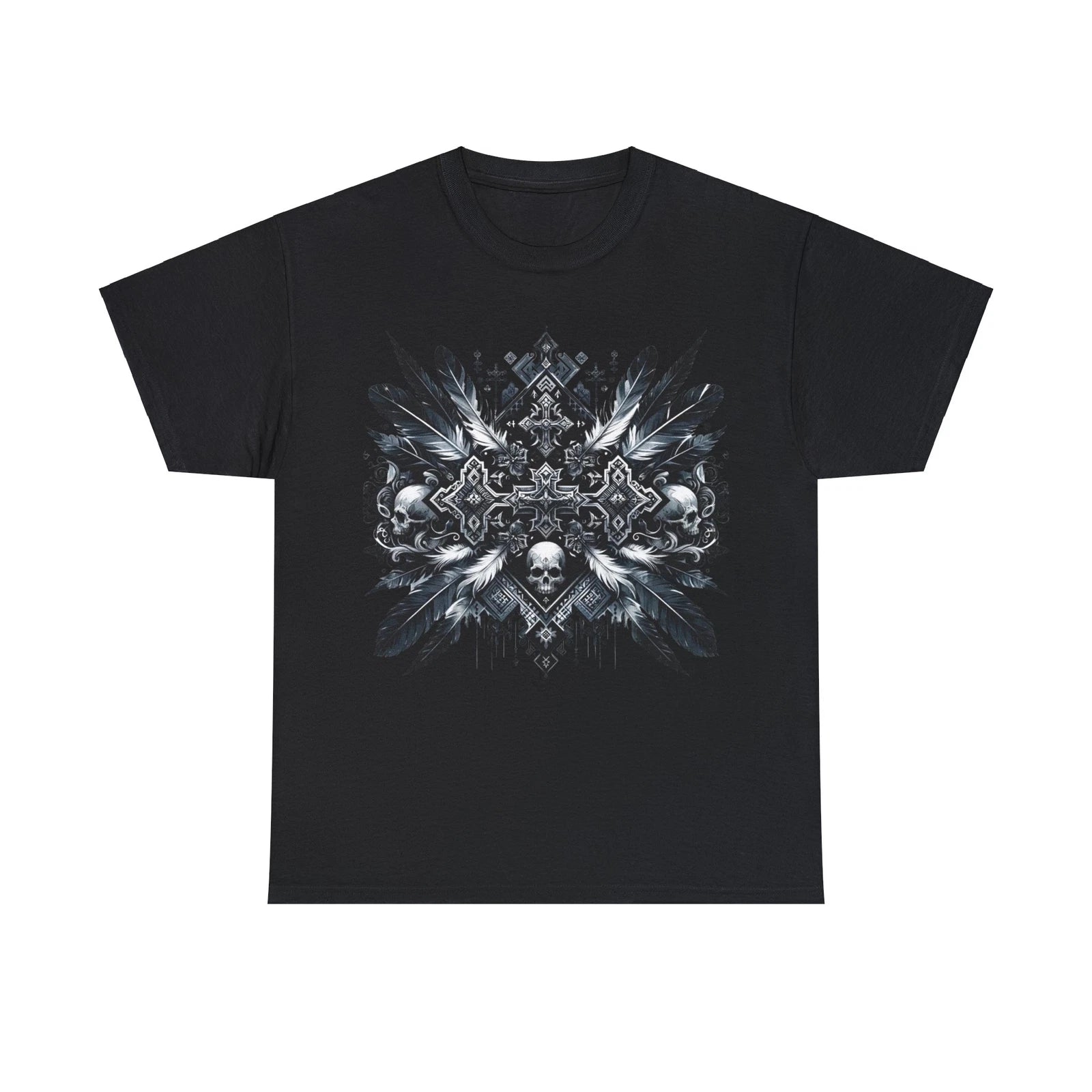 Unisex T Shirt Y2K Cyber Mall Gothic Tee Vintage Inspired Grunge Wings Skulls