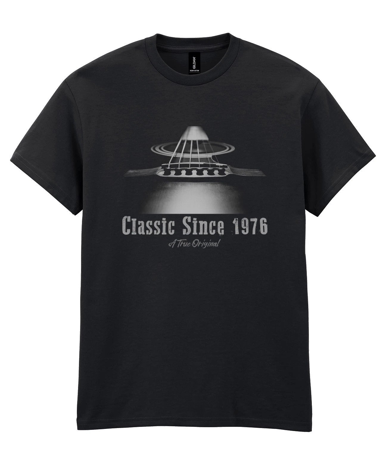 Mens 50th Birthday Guitar T-Shirt Gift 50 Acoustic Guitarist Classic Since 1976