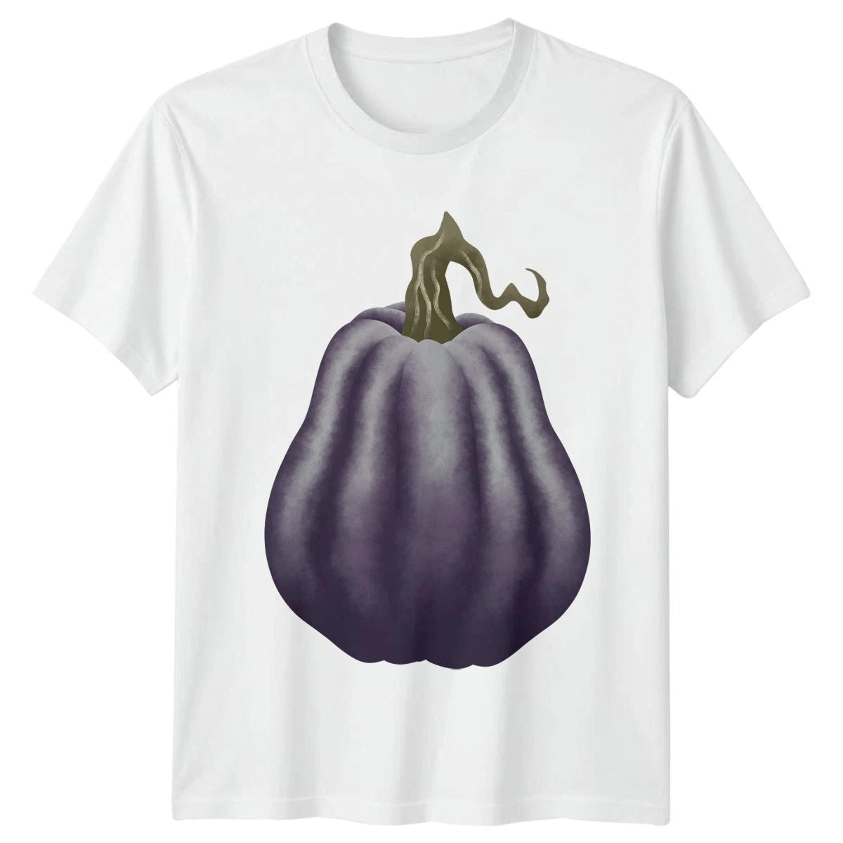 Purple Pumpkin T-Shirt Halloween Gift For Him And Her