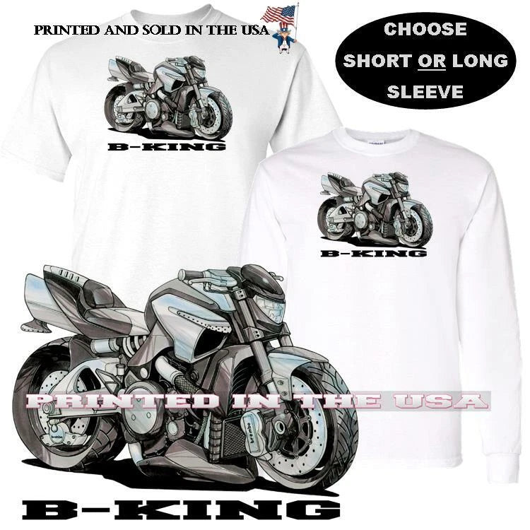 Suzuki B-King B King Model Motorcycle Koolart Cartoon Car Art T Shirt