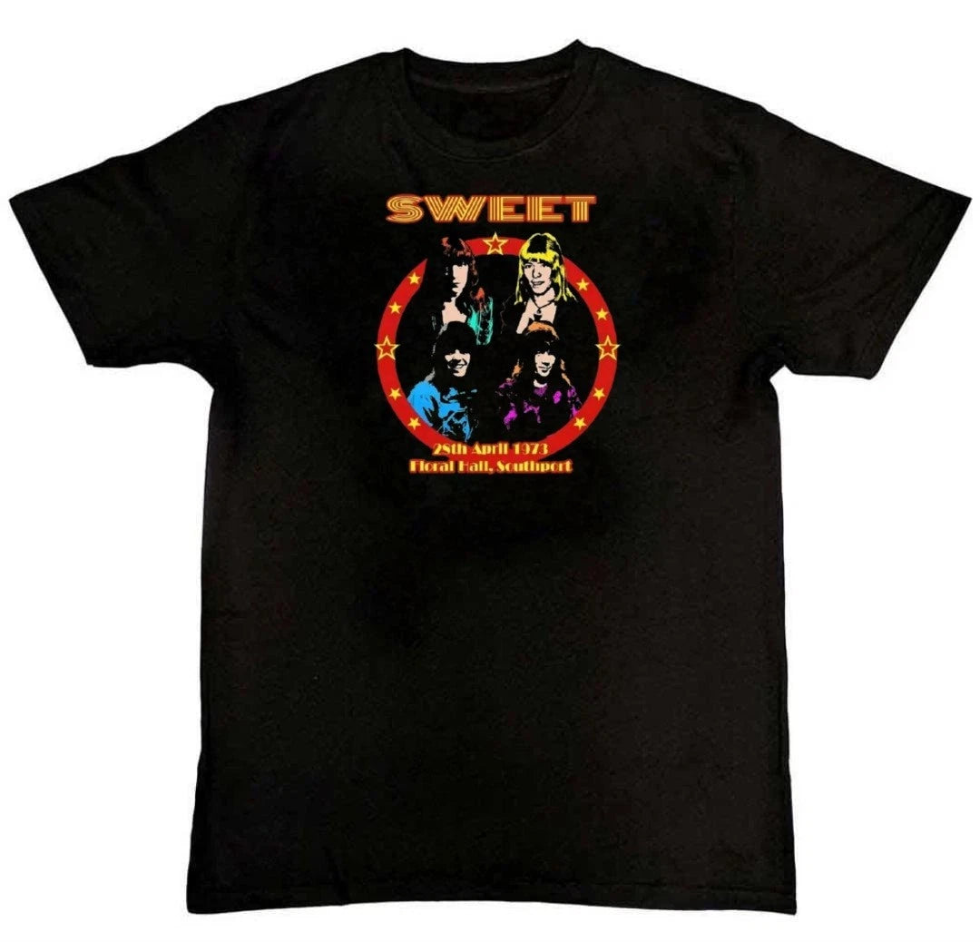 Sweet Band Tour Music Classic Graphic Print Mens T-Shirt S M L XL 2 3 4 XL