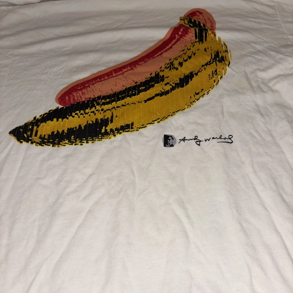 Uniqulo Andy Warhol Banana Pop Art Shirt Mens Sz Small Kosuke Kawamura