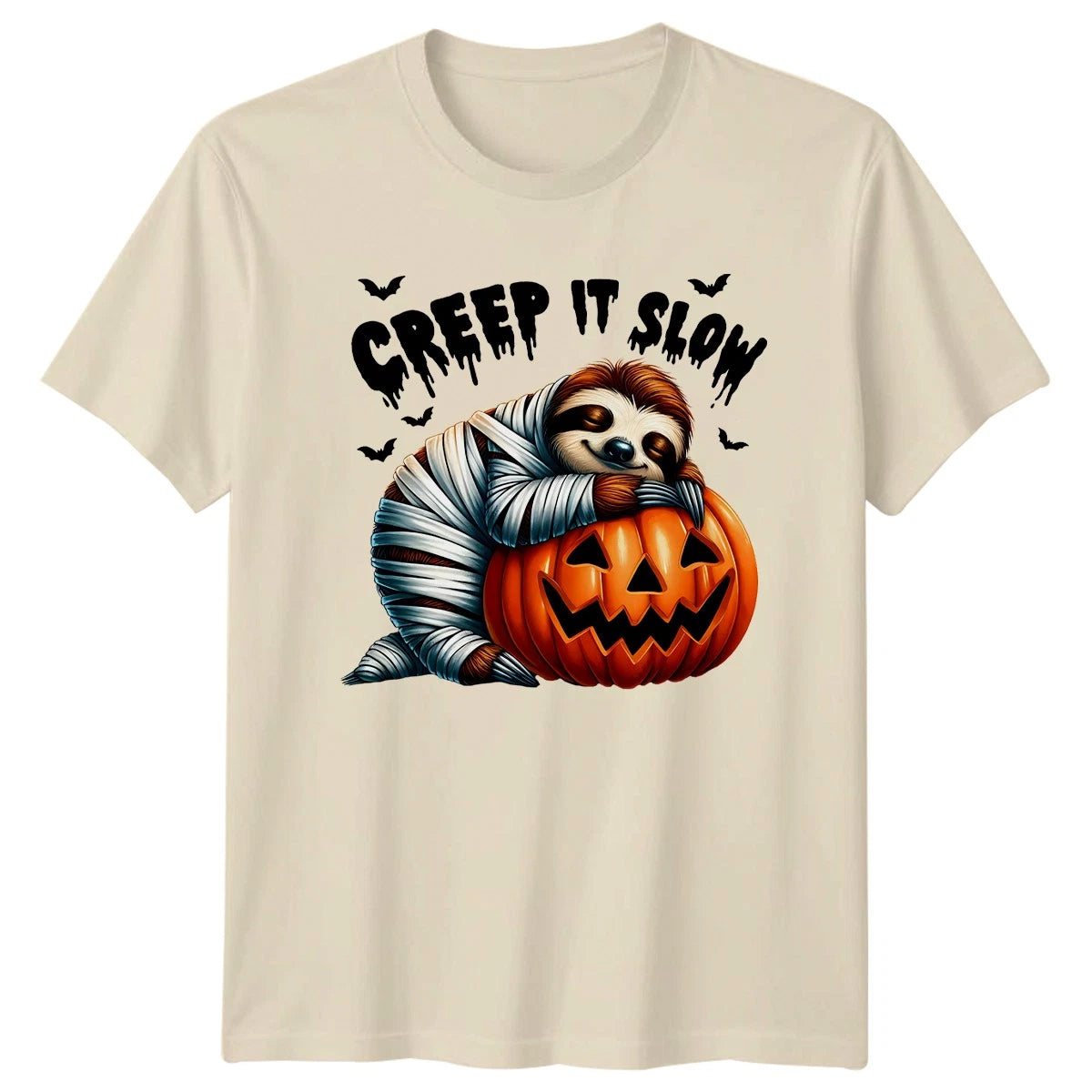Creep It Slow Unisex T-Shirt Sloth Halloween Gift For Him And Her