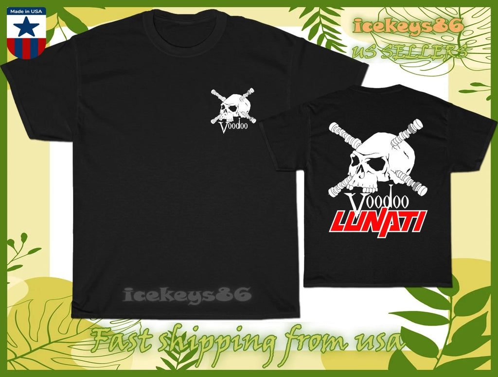 New Lunati Voodoo V8 Performance Logo Men's T-Shirt American Size Cool T-Shirt