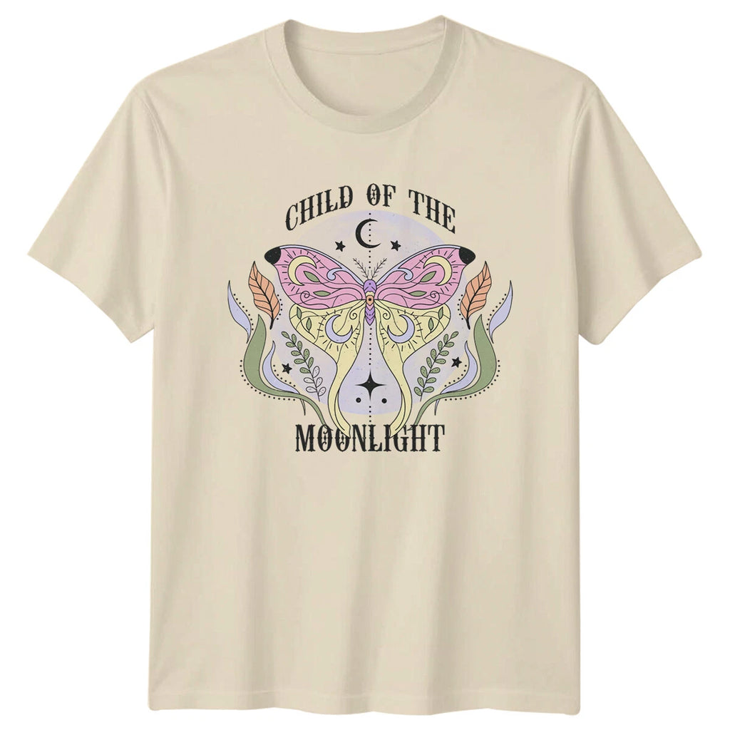 Child Of The Moonlight Moth Celestial Boho Magic Women Men T-Shirt
