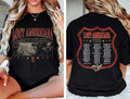 Machine Gun Kelly MGK Lost Americana Tour 2025 2026 2 Sided T-Shirt