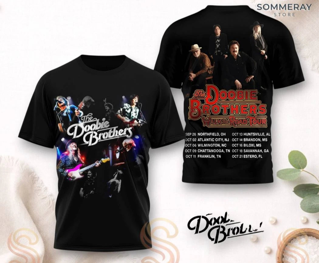 The Doobie Brothers Walk This Road Tour 2026 AOP T-Shirt