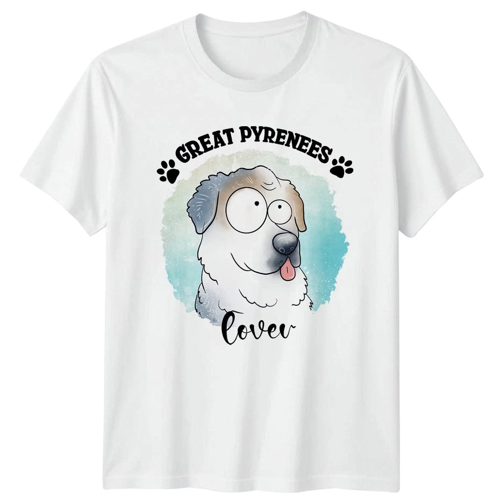 Great Pyrenees Lover T-Shirt Dog Breed Pet Owner Gift For Him And Her